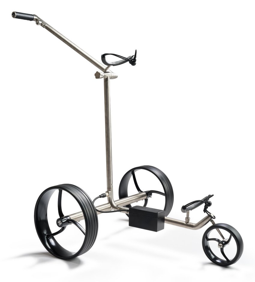 Davies Caddy Titan elektrische trolley, grijs/zwarte wielen