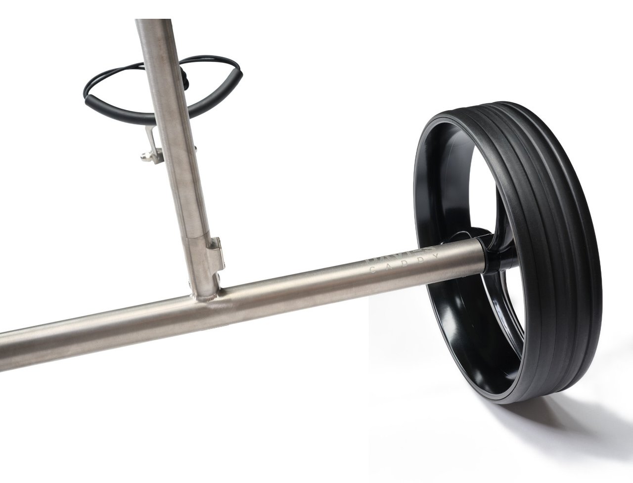 Davies Caddy Titan elektrische trolley, grijs/zwarte wielen