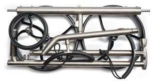 Davies Caddy Titan elektrische trolley, grijs/zwarte wielen