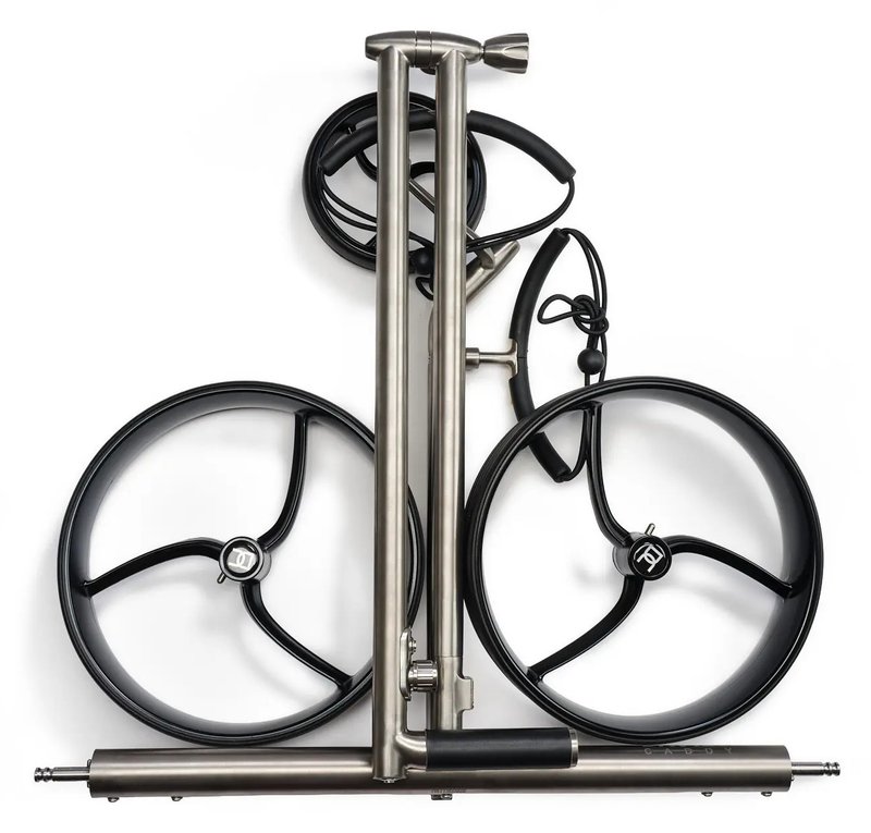 Davies Caddy Titan DHC elektrische trolley, titanium