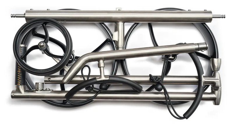 Davies Caddy Titan DHC elektrische trolley, titanium