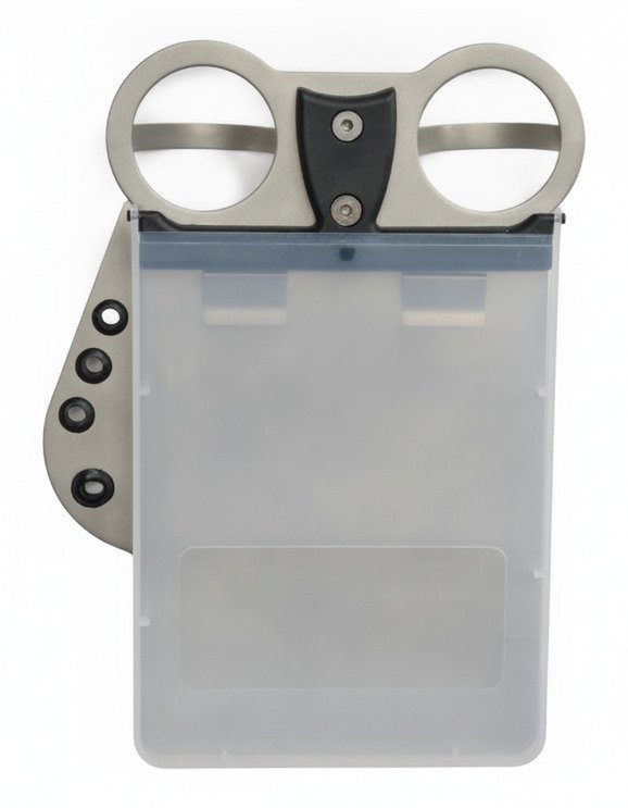 Davies Caddy Titan Scorecard Holder (plastic cover) trolleyaccessoire, titanium
