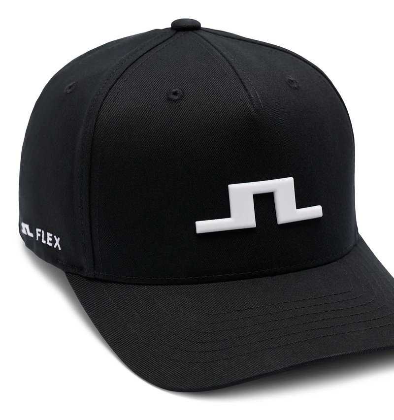 J.Lindeberg Heath unisex cap, zwart