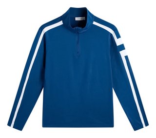 J.Lindeberg Keaton Quarter Zip heren mid layer, Estate Blue