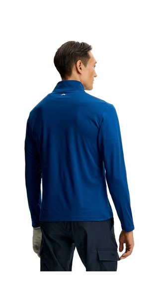 J.Lindeberg Keaton Quarter Zip heren mid layer, Estate Blue