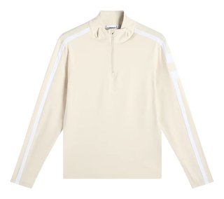 J.Lindeberg Keaton Quarter Zip Mid Layer heren midlayer, Moonbeam