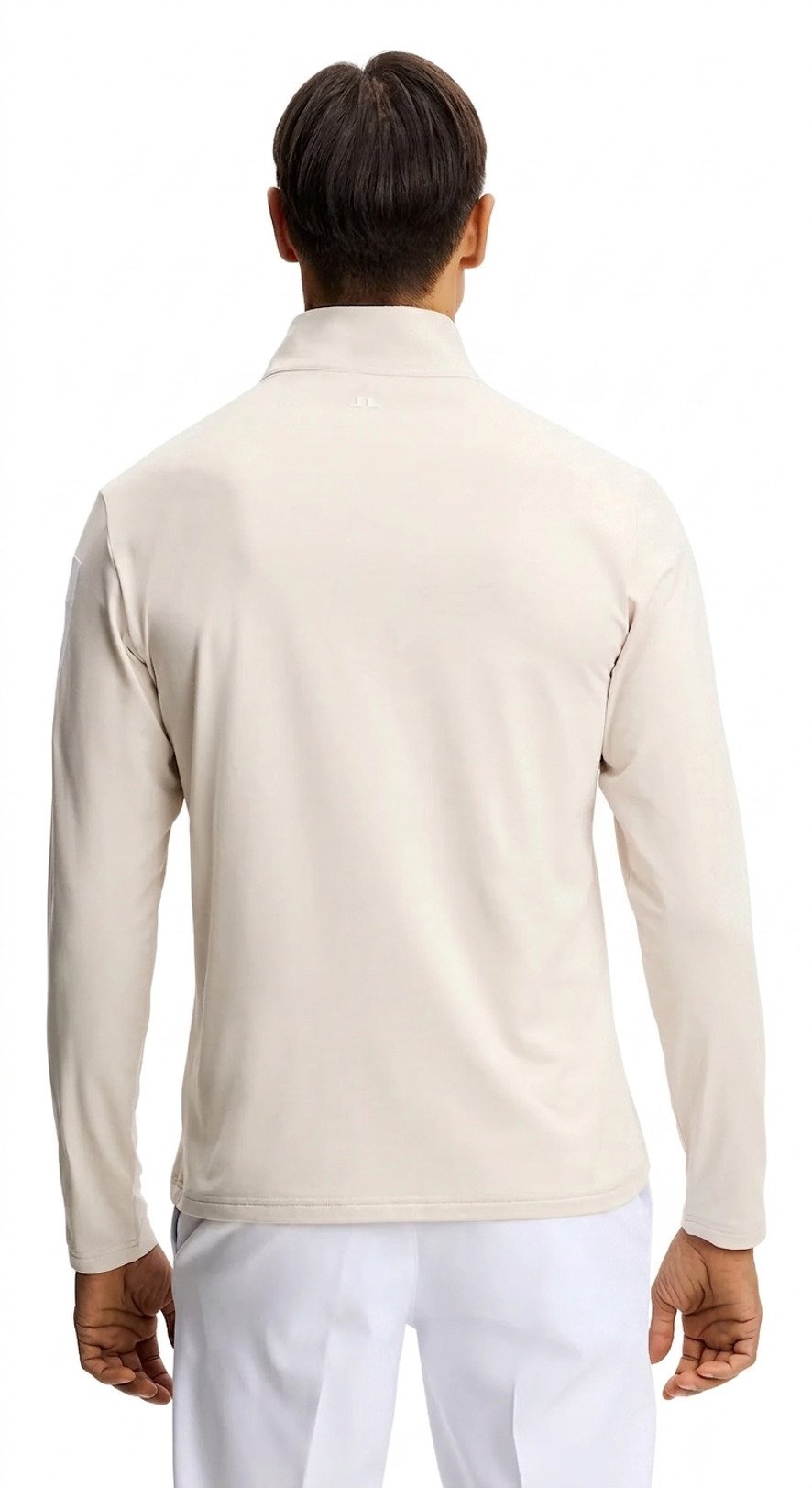 J.Lindeberg Keaton Quarter Zip Mid Layer heren midlayer, Moonbeam