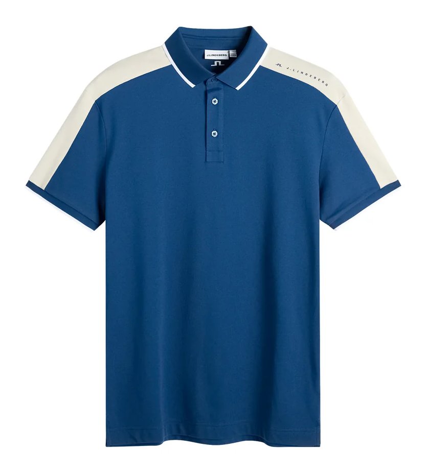 J.Lindeberg Jace Polo heren polo, Estate Blue