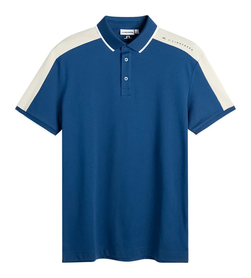 J.Lindeberg Jace Polo heren polo, Estate Blue