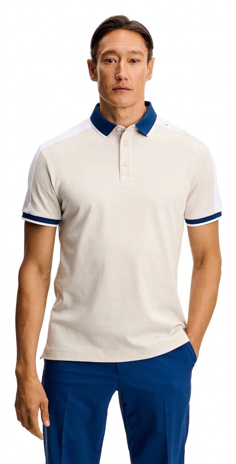 J.Lindeberg Jace Polo heren polo, Moonbeam
