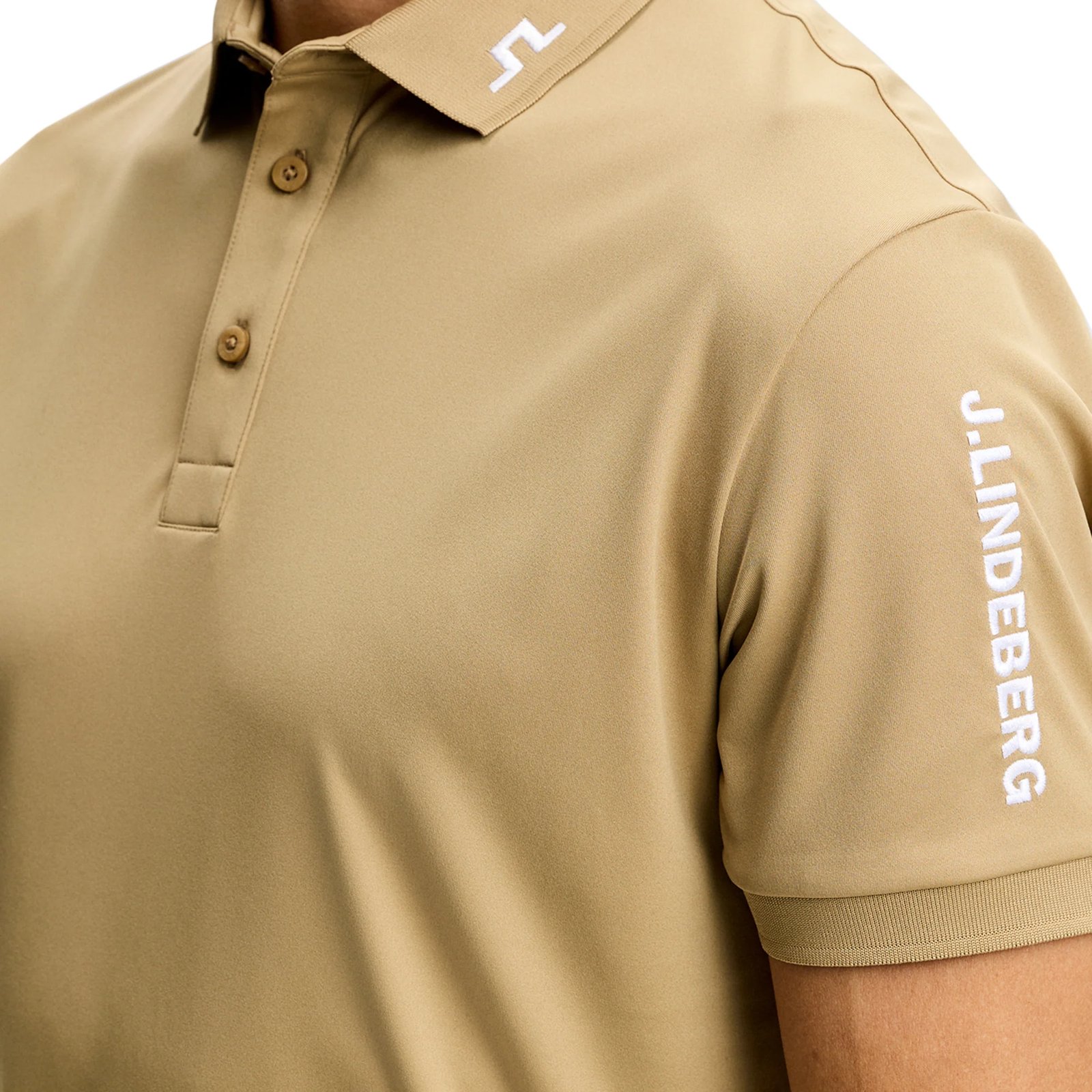 J.Lindeberg Tour Tech heren polo, kelp