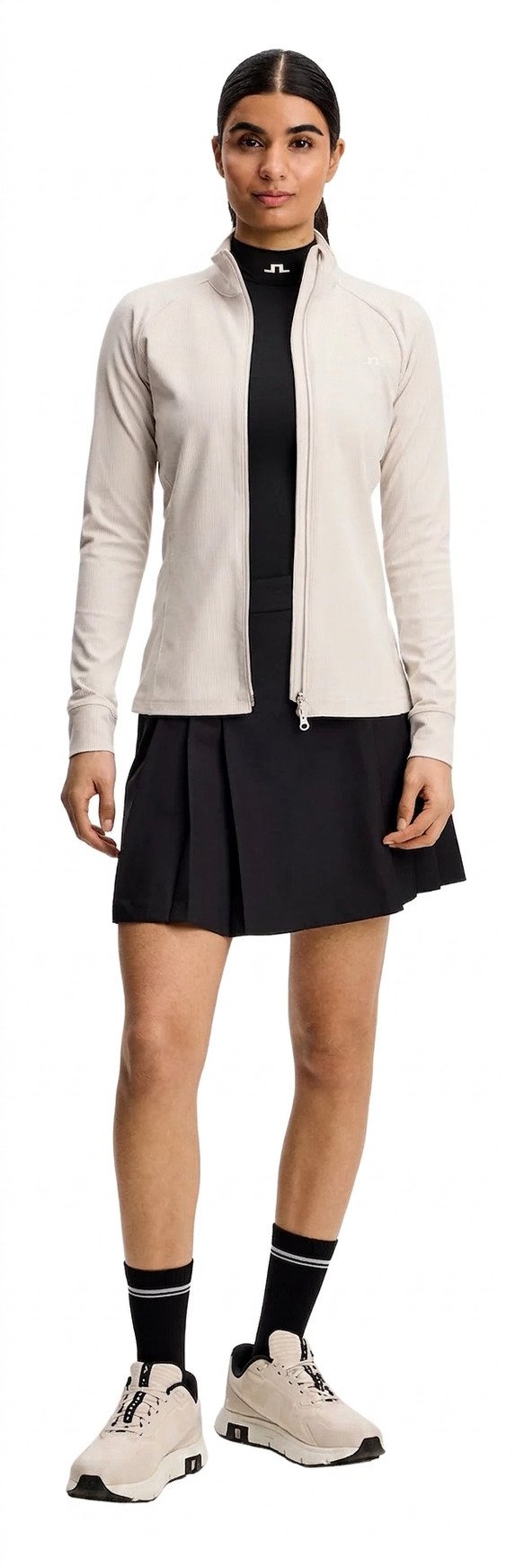 J.Lindeberg Mel Rib Mid Layer dames midlayer, Moonbeam