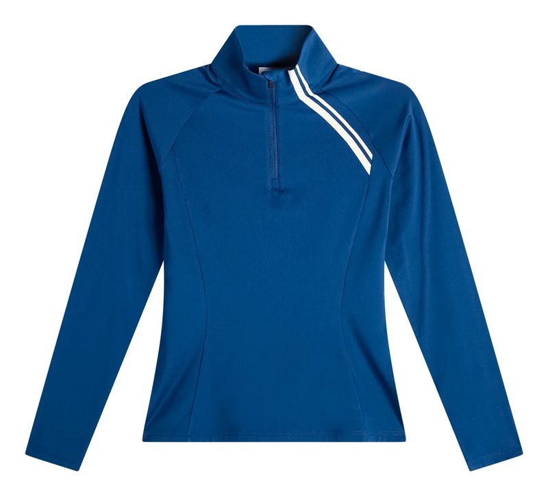 J.Lindeberg Nadu Quarter Zip dames mid layer, Estate Blue