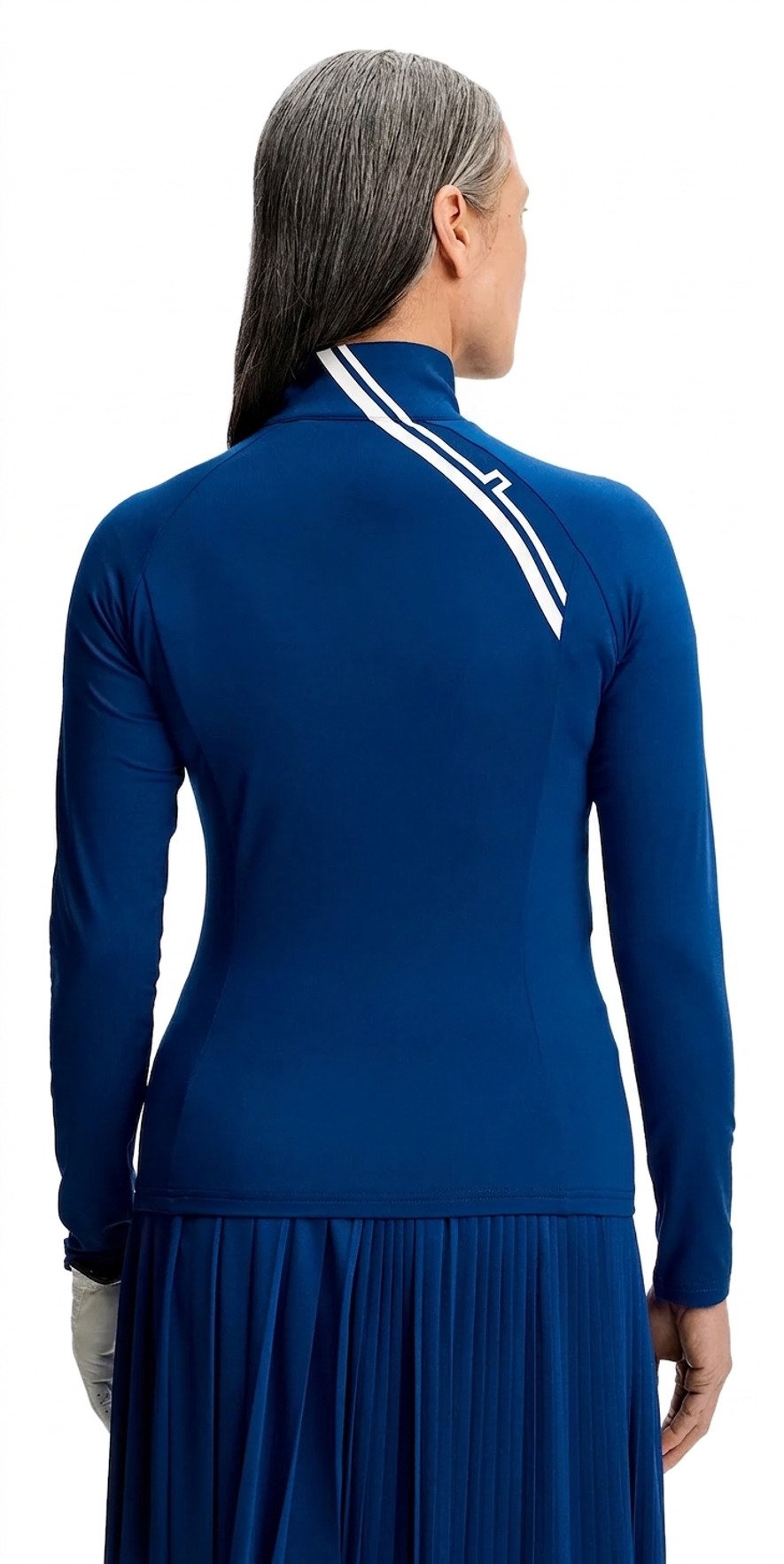 J.Lindeberg Nadu Quarter Zip dames mid layer, Estate Blue