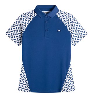 J.Lindeberg Chiara Polo dames polo, Ladder Estate White