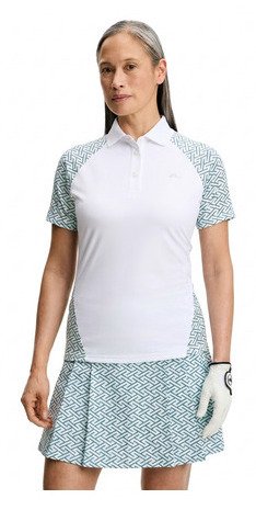J.Lindeberg Chiara Polo dames polo, Ladder White Bay