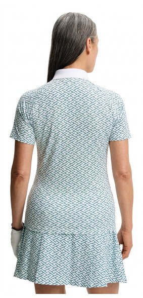 J.Lindeberg Chiara Polo dames polo, Ladder White Bay