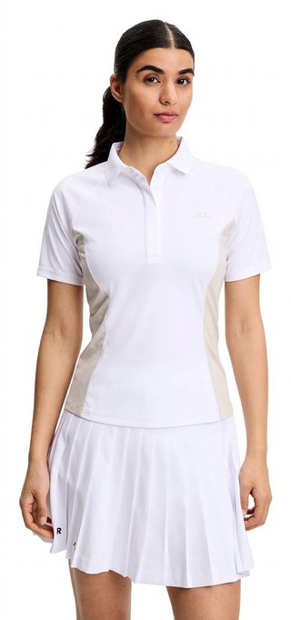 J.Lindeberg Isador dames polo, wit
