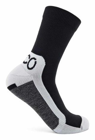 Ecco Tech Sporty Mid-Cut sokken, zwart/wit