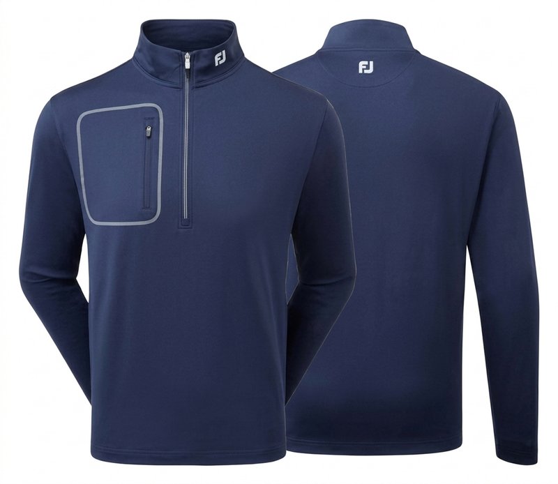 FootJoy ThermoSeries Texture Midlayer heren sweatshirt, navy