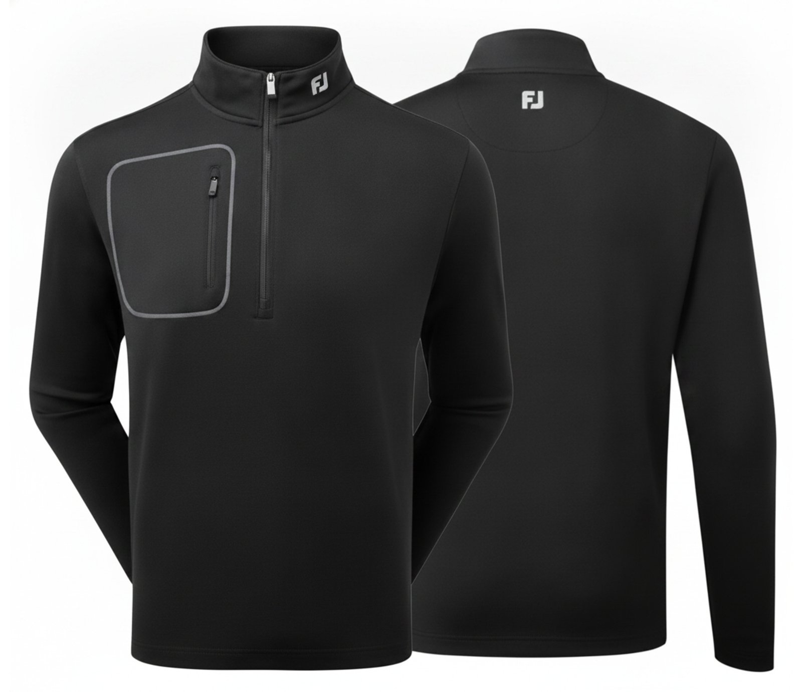 FootJoy ThermoSeries Texture Midlayer heren sweatshirt, zwart
