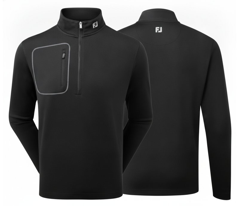 FootJoy ThermoSeries Texture Midlayer heren sweatshirt, zwart