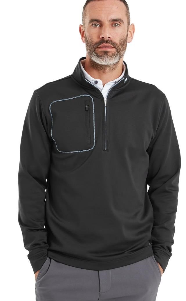 FootJoy ThermoSeries Texture Midlayer heren sweatshirt, zwart