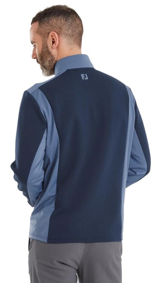 FootJoy ThermoSeries Blocked heren midlayer sweatshirt, navy/midnight