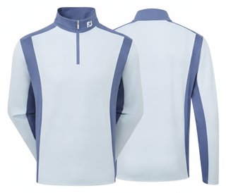 FootJoy ThermoSeries Blocked Midlayer heren sweater, mist/midnight