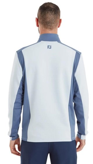 FootJoy ThermoSeries Blocked Midlayer heren sweater, mist/midnight