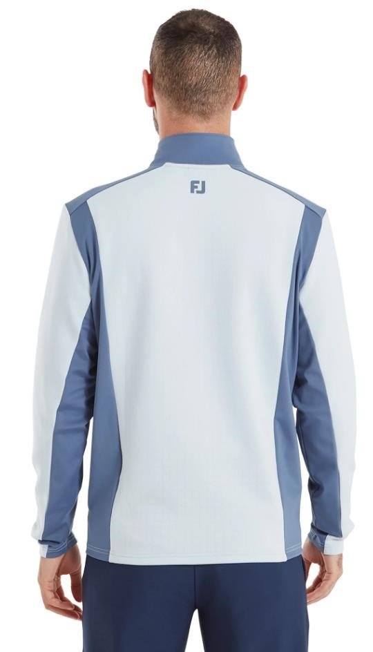 FootJoy ThermoSeries Blocked Midlayer heren sweater, mist/midnight