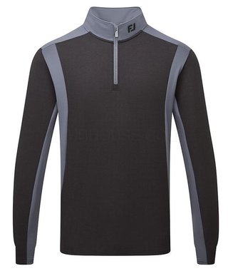 FootJoy ThermoSeries Blocked Midlayer heren sweater, zwart/houtskool