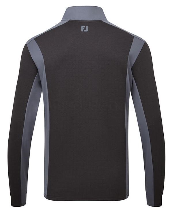 FootJoy ThermoSeries Blocked Midlayer heren sweater, zwart/houtskool