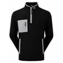 FootJoy Polar Fleece Chill-Out heren sweatshirt, zwart/grijs