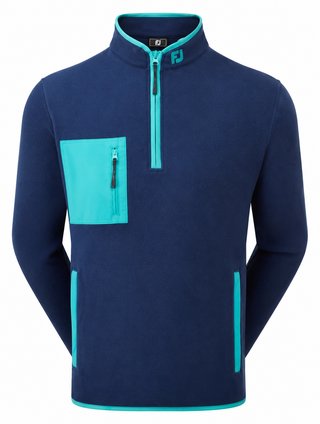 FootJoy Polar Fleece Chill-Out heren sweatshirt, navy/lake blue