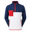 FootJoy Polar Fleece Chill-Out heren sweatshirt, navy/wit/rood