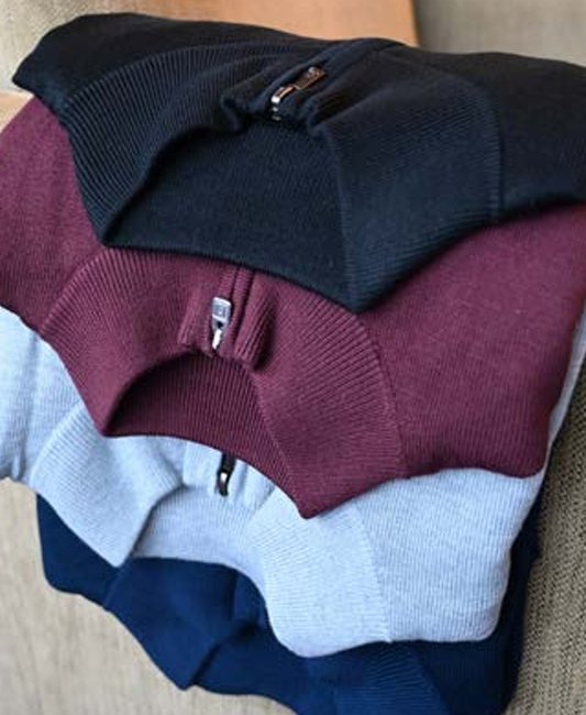 FootJoy drirelease Half-Zip Lined heren sweater, navy
