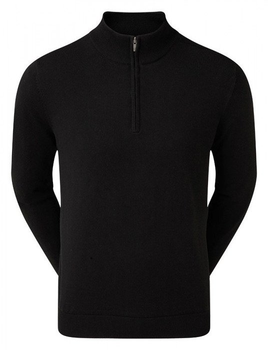 FootJoy drirelease Half-Zip Lined heren sweater, zwart