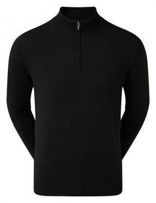 FootJoy drirelease Half-Zip Lined heren sweater, zwart