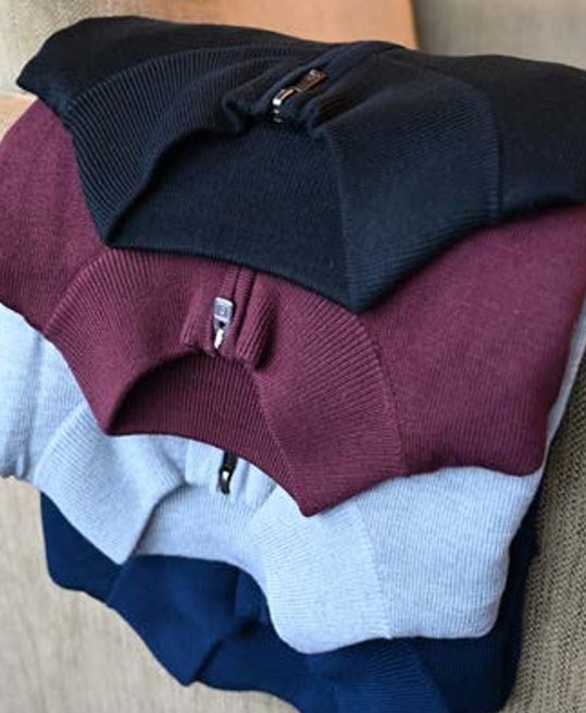 FootJoy drirelease Half-Zip Lined heren trui, heather blue
