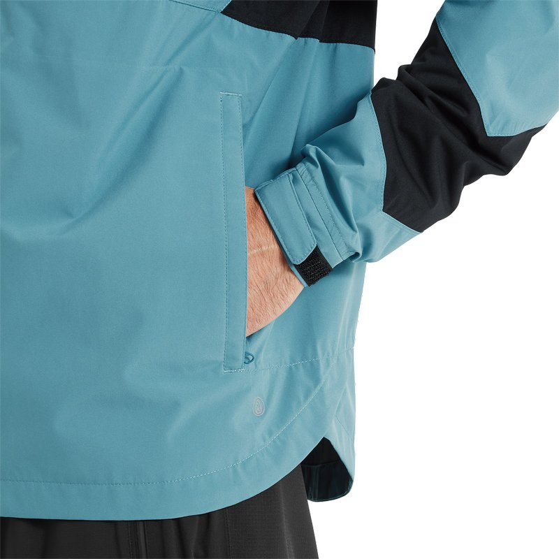 FootJoy HydroLite X heren jack, storm/zwart/zwart rits