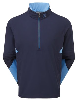 FootJoy HydroLite X Short Sleeve Rain heren regenhemd, navy/middenblauw