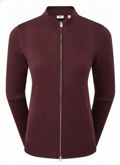 FootJoy drirelease Full-Zip Lined dames sweater, port