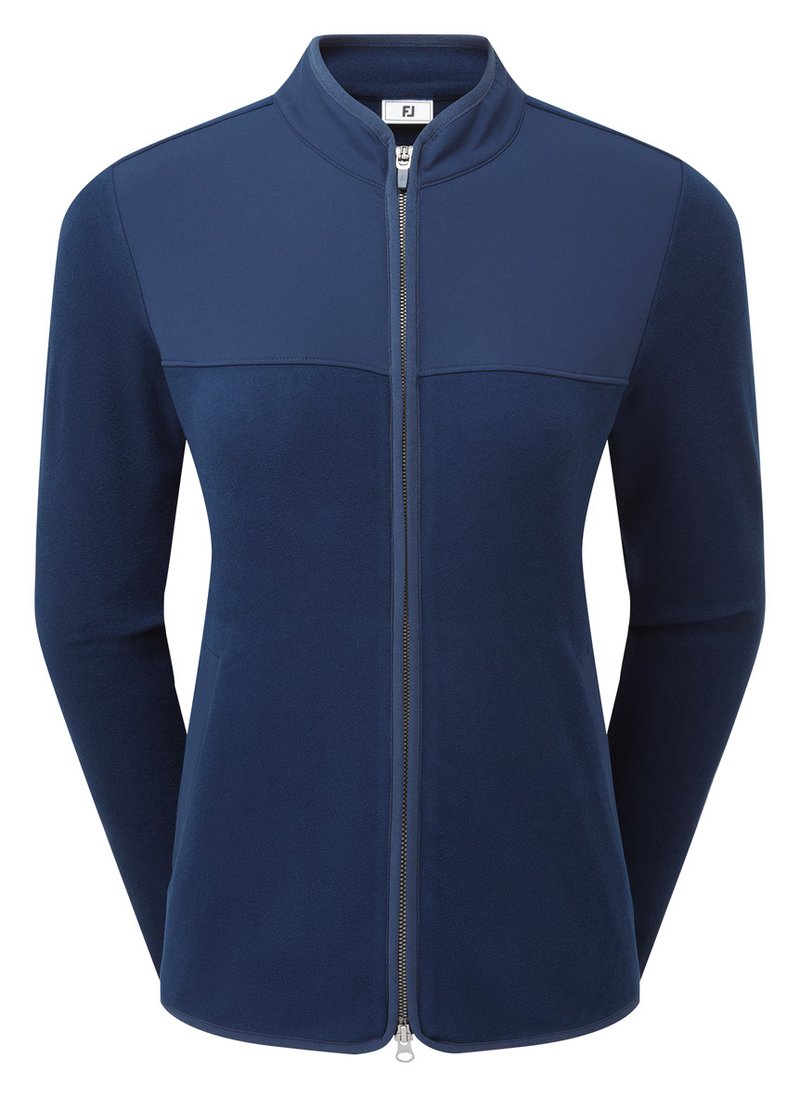 FootJoy MicroFleece Full-Zip Midlayer dames sweatshirt, navy