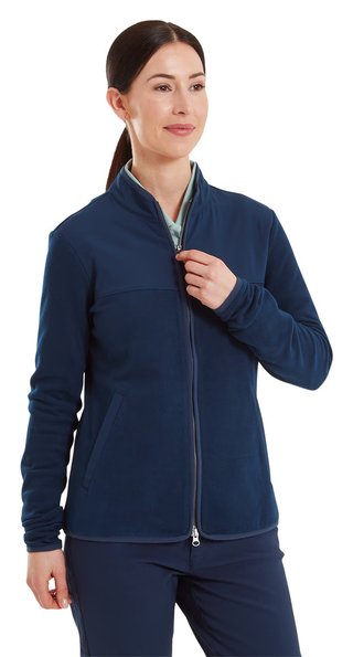 FootJoy MicroFleece Full-Zip Midlayer dames sweatshirt, navy