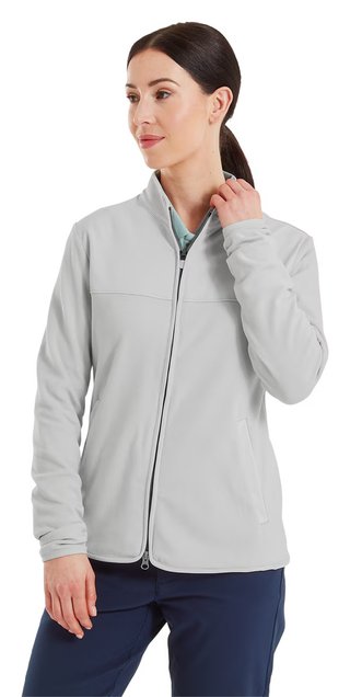FootJoy MicroFleece Full-Zip Midlayer dames sweatshirt, grijs