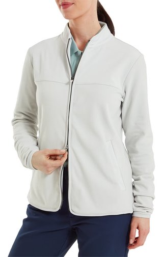 FootJoy MicroFleece Full-Zip Midlayer dames sweatshirt, grijs