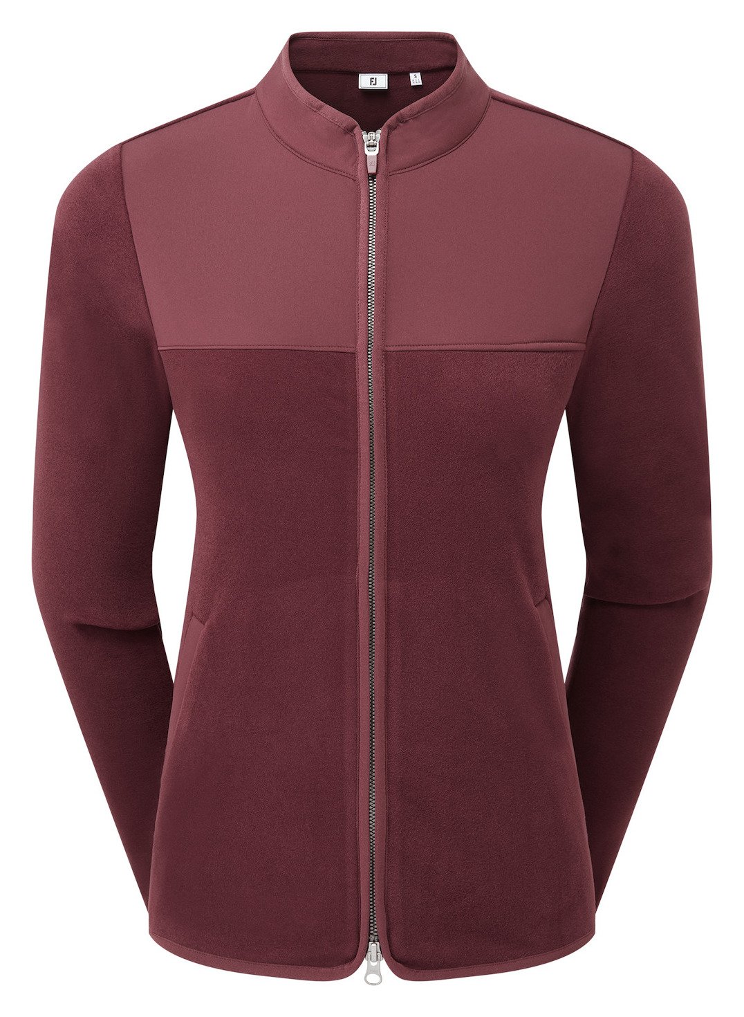 FootJoy MicroFleece Full-Zip Midlayer dames sweatshirt, port