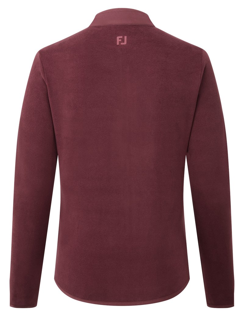 FootJoy MicroFleece Full-Zip Midlayer dames sweatshirt, port