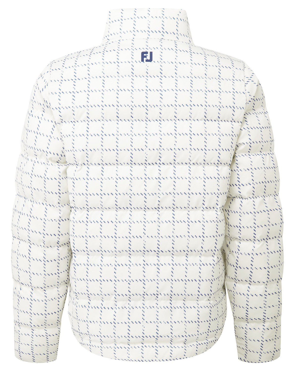 FootJoy ThermoSeries Insulated dames jack, off white/navy distressed plaid